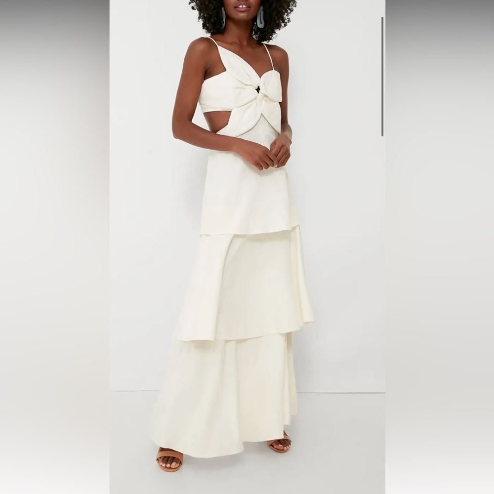FARM Rio Flower White Dress
